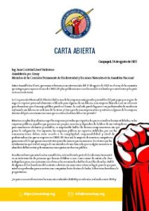 Carta abierta AECNELOEP
